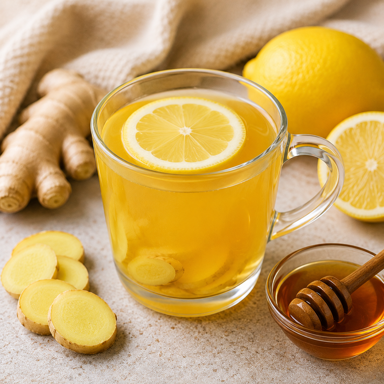 Ginger Lemon Detox Drink